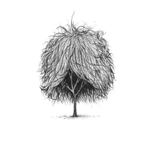 devidsketchbook: TREES WITH HAIRCUTS Illustrator Jonny Glover