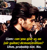 bitchlibra: interviewer: Zayn can you speak French? No? Why? zayn: I just don’t speak.
