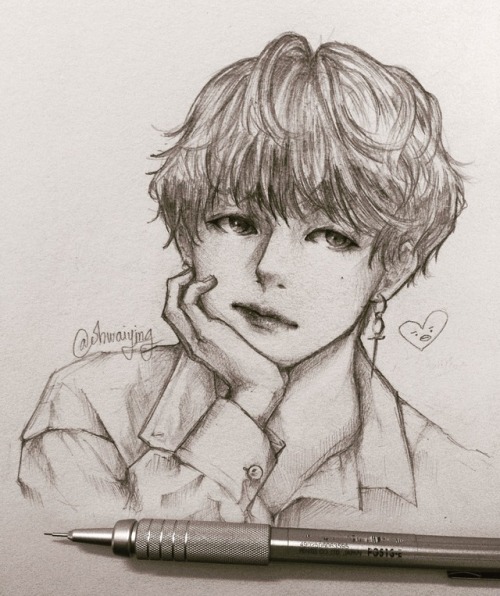 Bts Fanarts — ohwaiying: Taehyung requested by a friend More...