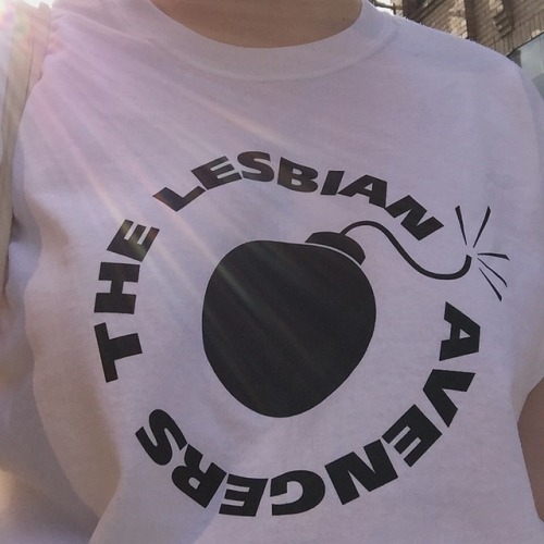 diabeticlesbian: diabeticlesbian: New shirt, same lez Lesbian Avengers T Fundraising, Supporting HOM