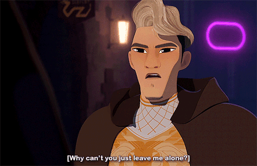 Ballister Boldheart And Ambrosius Goldenloin In NIMONA (2023)