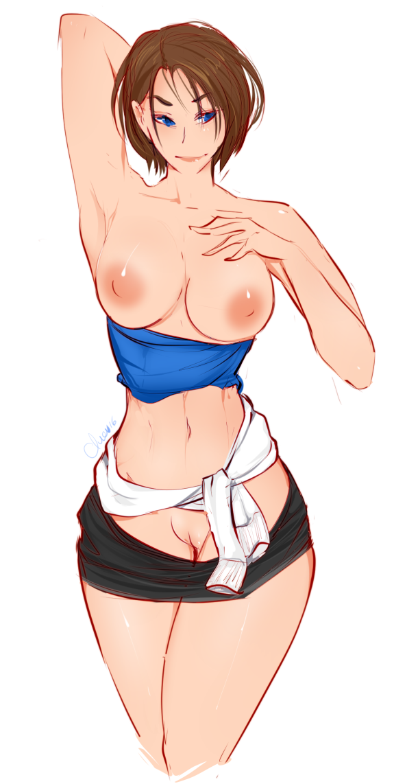 cluestripes:  [makes jill sandwich the master of lockpicking joke despite this outfit