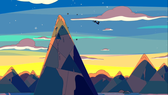 cosmicowly: adventure time’s skies are like…. so delicious looking. they have such pretty colors and theyre all soft and layered…. like cake. i just wanna scoop the sky up and eat them hmmmmmm cake…. i mean, sky……… 