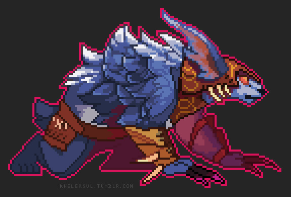 kheleksul: See a theme for these pixels? ;D  I’m noticing a size creep in these