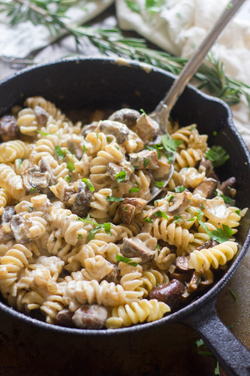 verticalfood:vegan mushroom stroganoff