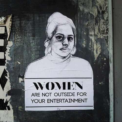 teenlibrariantoolbox: mzchristie: goryamos: Tatyana Fazlalizadeh’s Street Art Confronts Sexual