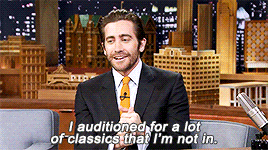 jakegyllenhaal:Contrary to popular belief, I like to have a good time and not take myself too seriou