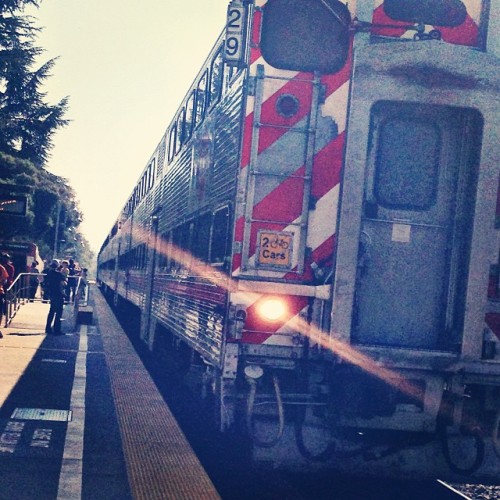 at Palo Alto Caltrain Station