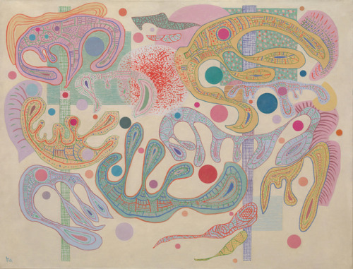 guggenheim-art: Capricious Forms by Vasily Kandinsky, 1937, Guggenheim Museum Solomon R. Guggenheim 