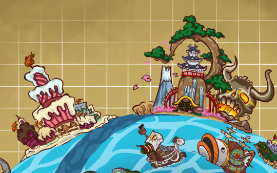 Map of One Piece  ronnieartblog126's Blog