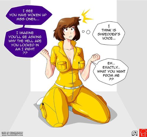 Porn photo Witchking00 : April O’Neil Save The Turtles