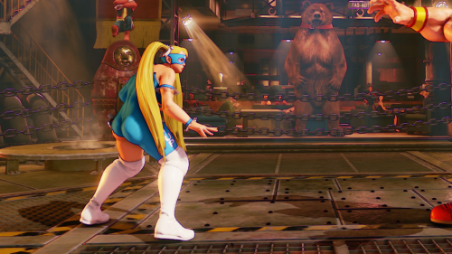 gameswithgreatbutts:  Character: Rainbow Mika (Story Costume) Game: Street Fighter V Click here for more butts 