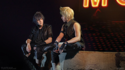 “Seriously, though, thanks for making time for this loser.”One of our favorite Noctis and Prom