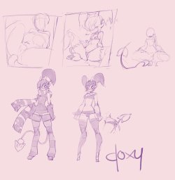 Mylittledoxy:  More Devil Girl Designs 