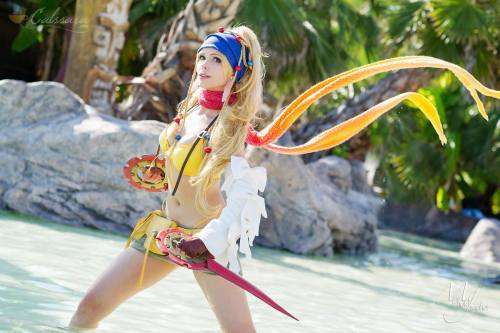 kamikame-cosplay:  kamikame-cosplay:  Rikku cosplay & Yuna cosplay from Final Fantasy X-2 byYuna: Sweet Angel and Rikku: Calssara Photo by Marco De Rizzo and  Marco Pollacci   Photos added 