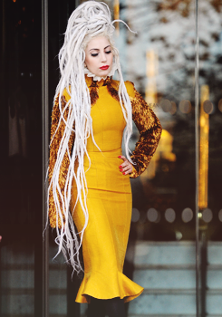 ladyxgaga:  Photos of Gaga leaving her hotel in London a few moments ago. 