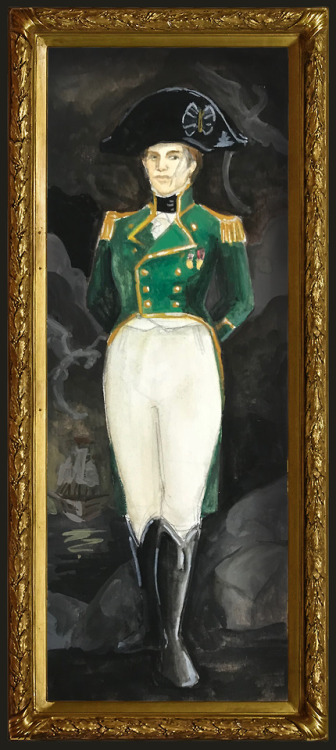 Official portrait of Admiral Jane Roland of His Majesty’s Aerial Corps. I love her