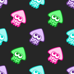 Professorbel:  I Made A Splatoon Tile To Print To Use As Origami Paper. Two Variants,