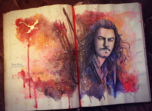 pixalry:  The Hobbit Custom Traditional Artwork: Part 3 - Created by Kinko White You can find more of the artist’s phenomenal work on Facebook and Tumblr. You can see Part 1 here and Part 2 here. 