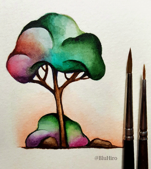 A small bubble tree sprouted on my page :D
