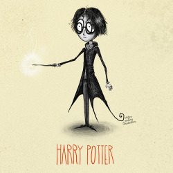 socialpsychopathblr:  Harry Potter character illustrations created by Victor Medina