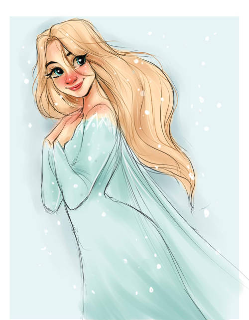 cerutwidraws:Love Elsa’s final look from the movie. Also Show Yourself > Into The Unknown. Yep.