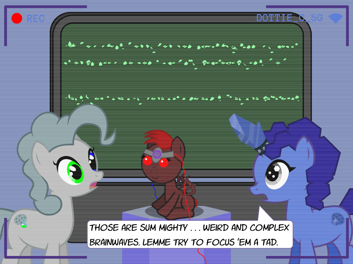 askthecookies:Molybdenum: … she WROTE that using her own brainwaves? Cobalt: Can