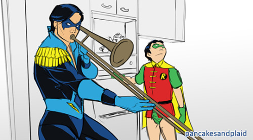 pancakesandplaid:when alfred isn’t home