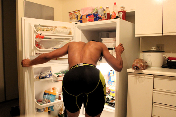 talldaddy:  nathanielnoir:   Late night search for chocolate milk ; SUCCESS!!!!!!!!!!! 
