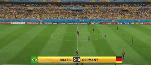 afootballreport:   Brazil vs. Germany, without Brazil Brazil didn’t show up against Germany. So, naturally, here are Germany’s seven goals against Brazil in an alternate universe where Brazil literally didn’t show up. Read More