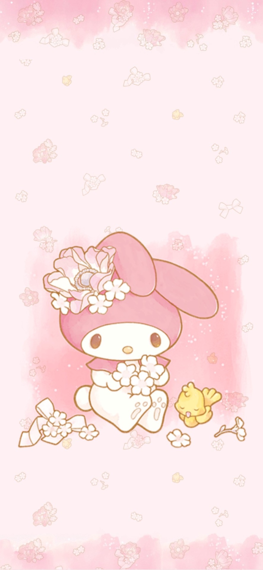 Kawaii Wallpapers Page My Melody Flower Wallpaper Image Source From Line Kawaii Wallpapers Page My Melody Flower Wallpaper Image Source From Line