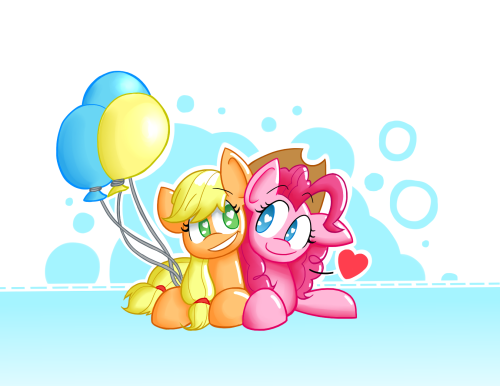 ask-sapphire-eye-rarity:  uguponyships:  UGUU Earth Ponies! :D I love PINKIE and APPLEJACK!  this style is just so adorable, and i love me some good applepie XD   D'aww! <3