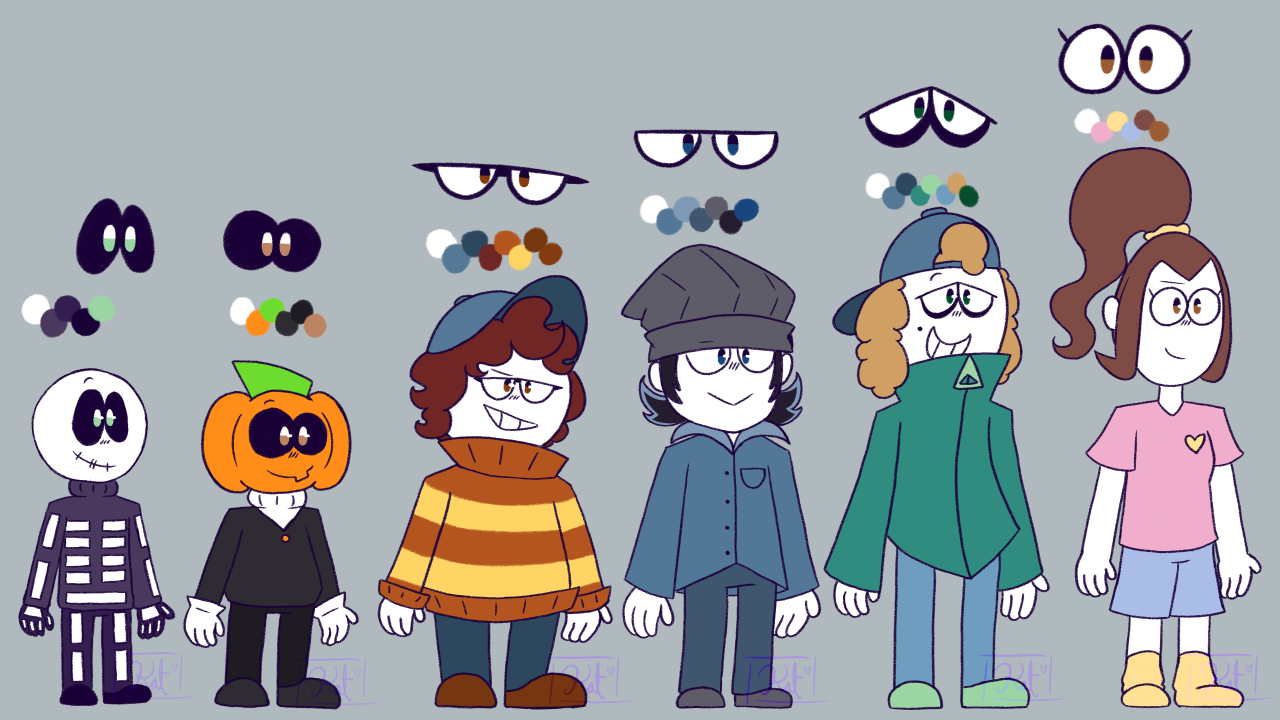 This is a Roberty — spooky month kids hc designs!! the skrunkles