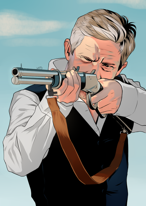 willietheplaidjacket: Western!John, or more realistically just me indulging my need for Martin to be