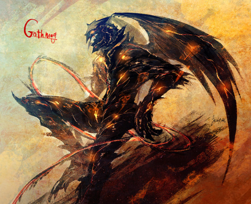 Silmarillion___Gothmog & SauronThe design of the devil is very attractive! (*´з`)
