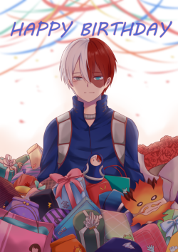 tiariiart:  Happy Birthday to Todoroki Shouto.✨