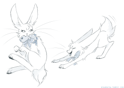 playbunny:  cabbit harumi doodles :33 