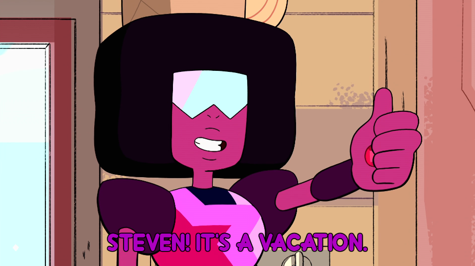 silver-tongues-blog: mindareadsoots: I love how Garnet is such a bad actor that not