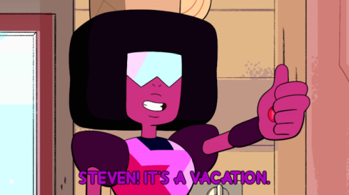 silver-tongues-blog: mindareadsoots: I love how Garnet is such a bad actor that not only is she reading her stage directions, but her script ALREADY SAYS “with more enthusiasm!”  i like to imagine the direction the script says is ruby and sapphire