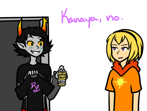 what if kanaya was in to cosplay