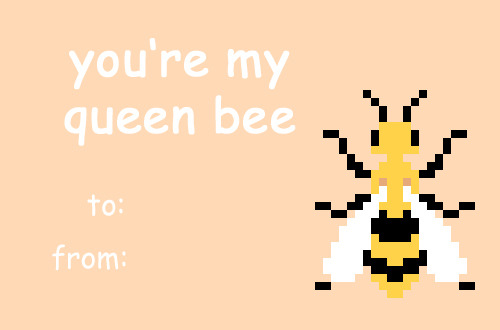 gedankeninventur - for all your bee valentine’s cards...