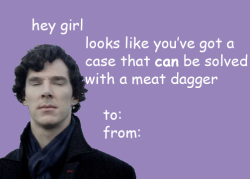 benjaminskanklin:  (john watson valentine masterpost here) (mycroft valentine masterpost here)