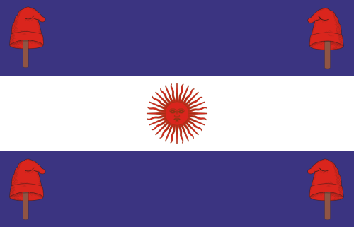 Argentine Confederation, 1831–1861. from /r/vexillology Top comment: Argentina, but the flag is now 