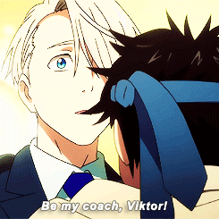 allanimanga:VIKTORS FACE WHENEVER YUURI ASKS HIM TO BE HIS COACH. CAN HE BE MORE IN LOVE!
