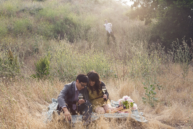 exhibitionistatheart:  afternoonsnoozebutton:  Zombie Attack Engagement Photos (x)