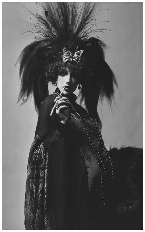 Marisa Berenson Dressed as Marchesa Luisa Casati at Le Bal Proust, or The Proust Ball 1971