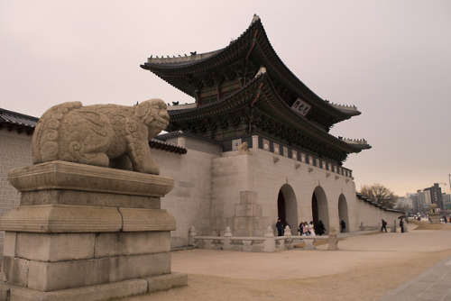 theurbanhistorian:Gyeongbokgung Palace and groundsSeoul, South KoreaAs soon as the 600 year old Jose