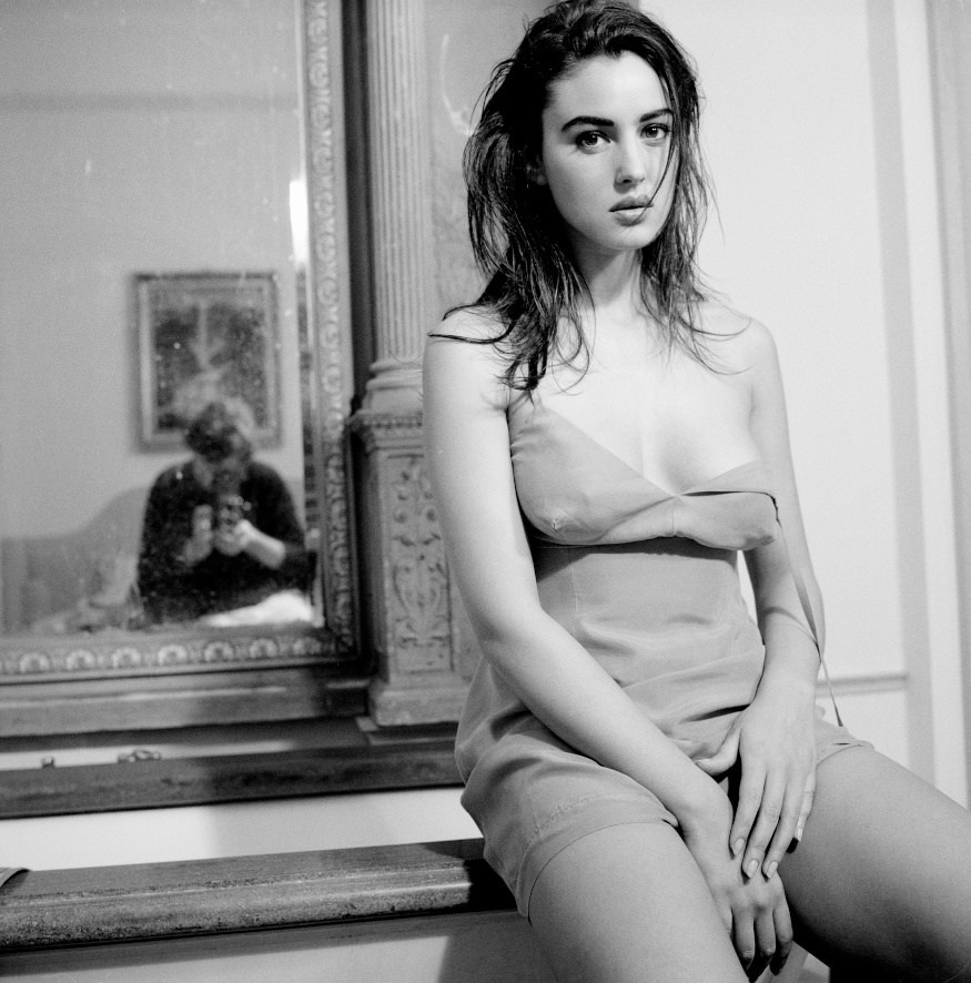 a young and gorgeous monica bellucci by Stéphane Coutelle