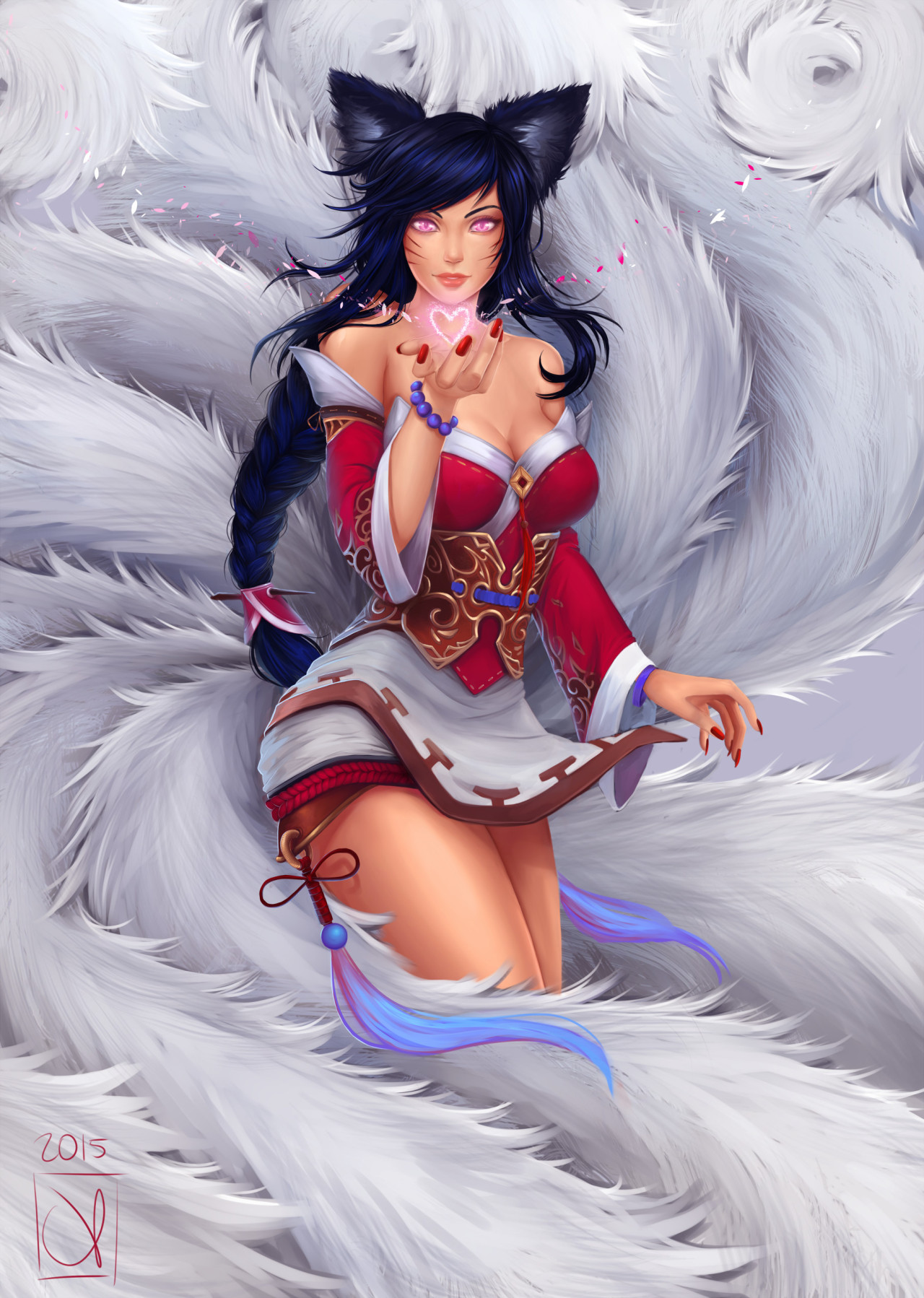 art-of-cg-girls:  Ahri by Natalia Krajewska 