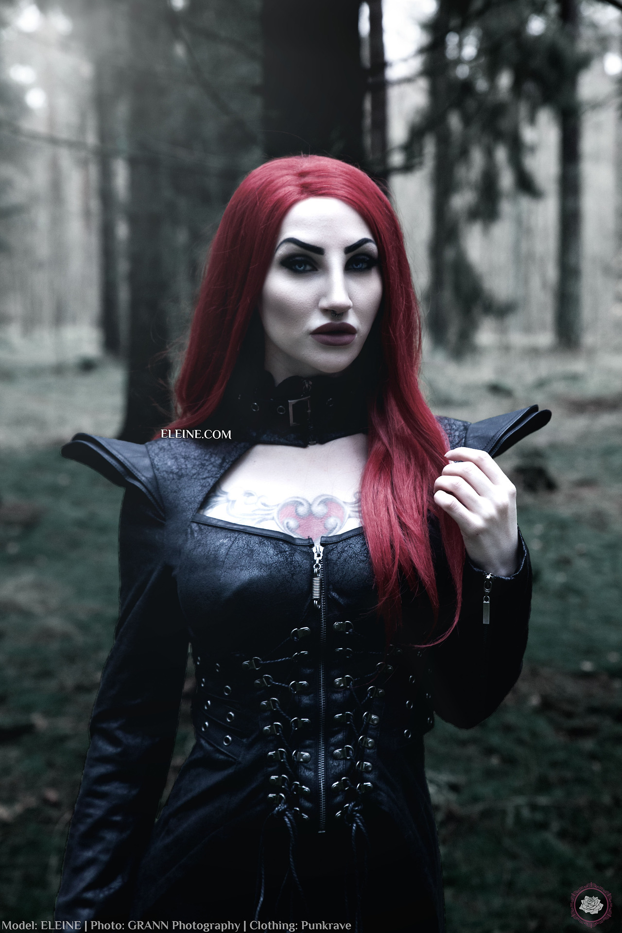 gothicandamazing:  Model: EleinePhoto: GRANN PhotographyClothing: Punkrave  COATWelcome